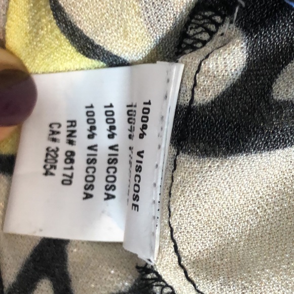 Bl-nk Miranda Peasant Blouse MP Black Motif Anthro - Picture 14 of 15